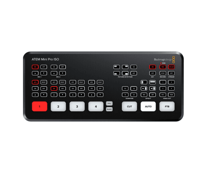 PRE-ORDER: Blackmagic Design ATEM Mini Pro ISO