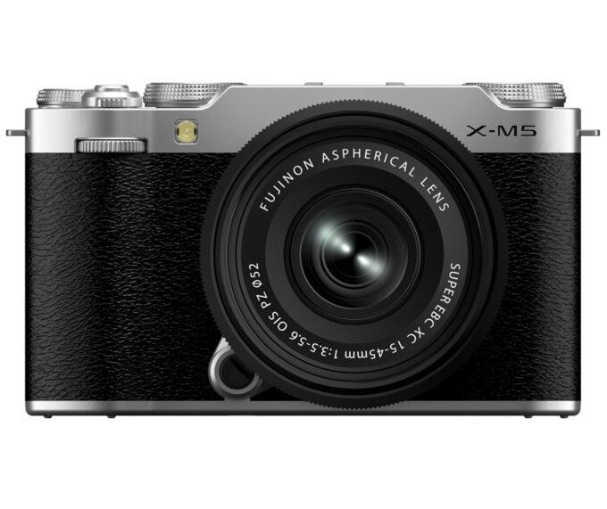 FUJIFILM X-M5 Body with XC 15-45 F3.5-5.6 OIS PZ (Silver)
