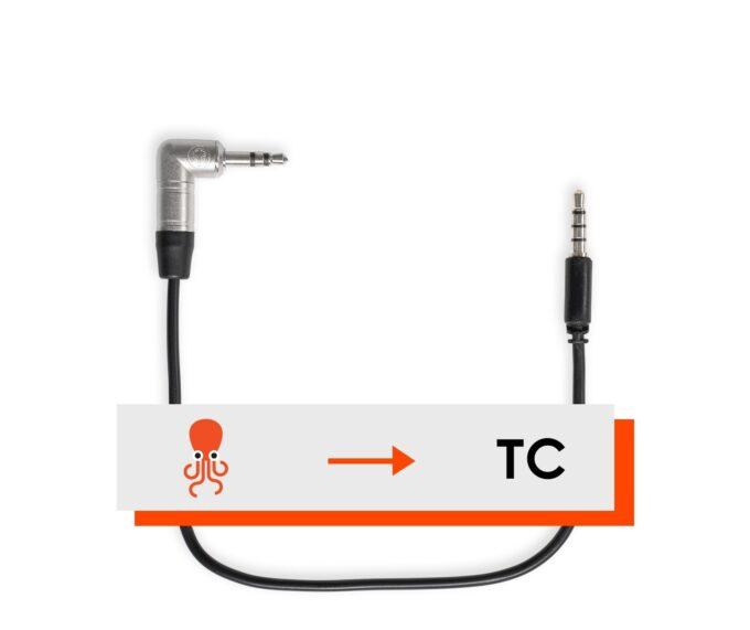 Tentacle Sync to TRRS iPhone Jack Cable (6")