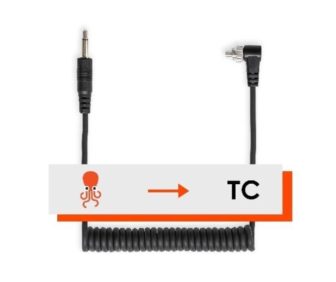 Tentacle to Flash Synchro Socket Cable