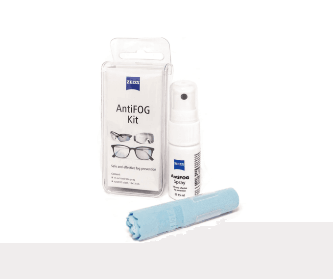 ZEISS Anti-Fog Kit (Anti-Fog Spray + Cleaning Cloth)