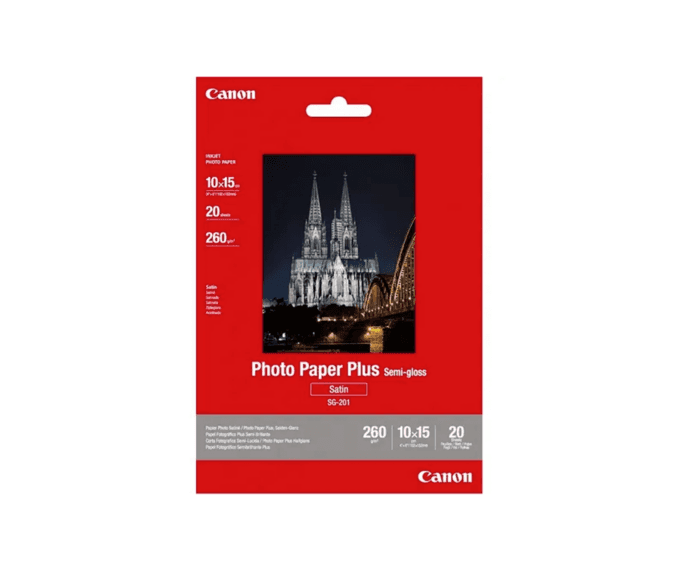 Canon SG-201 4R Semi Glossy Photo Paper (20 Sheets)