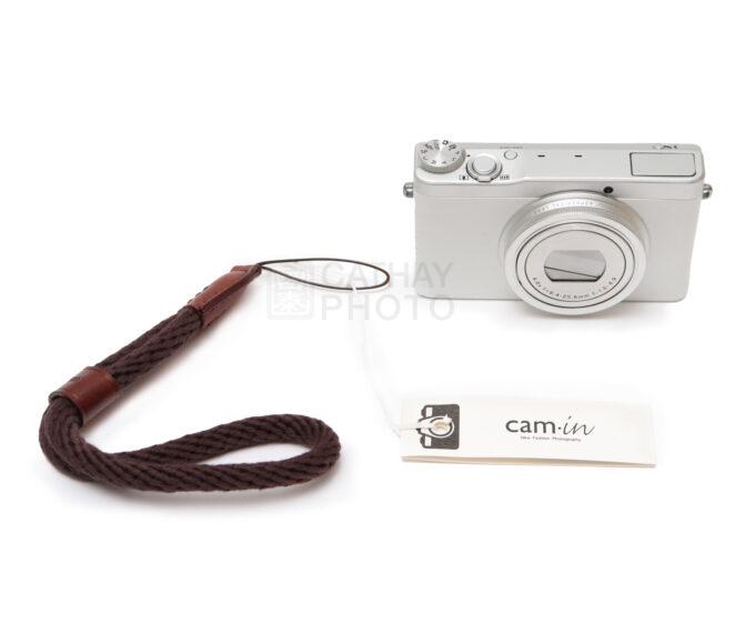 Cam-in Camera Wrist Strap - CAM4103 (Chocolate Brown)