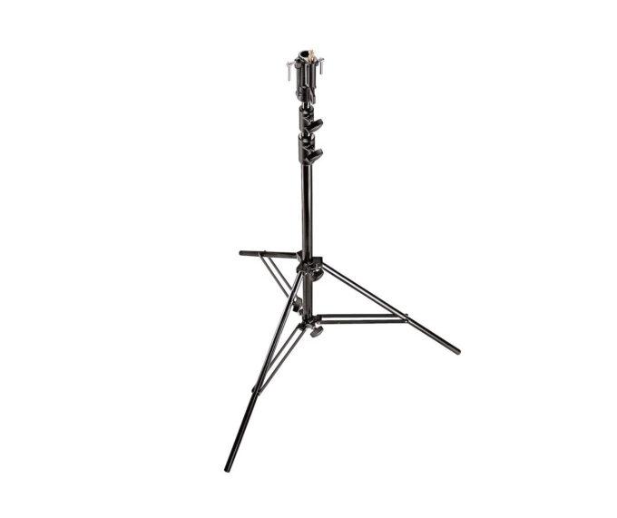 Manfrotto 007BSU Black Chrome Plated 3-Section Steel Stand