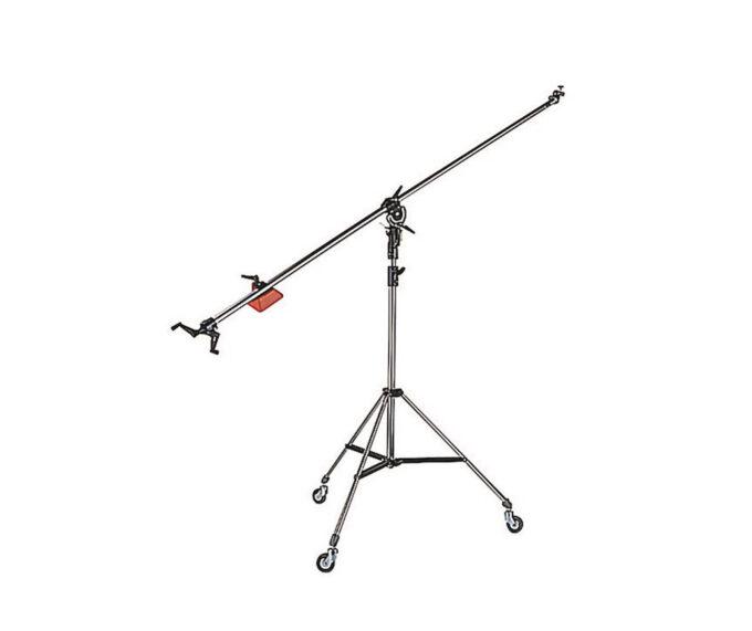 Manfrotto 025B Super Boom with 008BU Stand (Chrome)