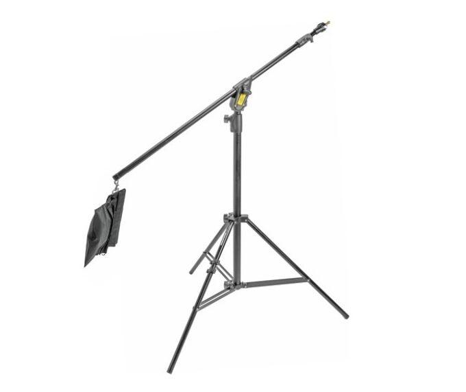 Manfrotto 420B Combi-boom Aluminium Stand with Sandbag (Black)