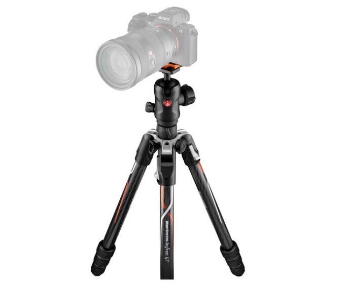Manfrotto Befree GT Carbon Fibre designed for α cameras from Sony