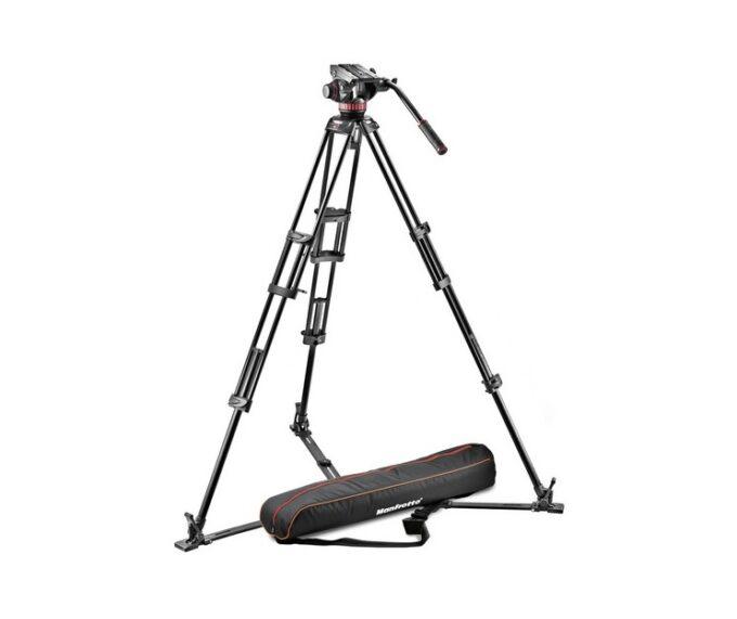 Manfrotto MVH502A,546GB-1 502 Fluid Video Head and 546GB Alu Twin Leg Kit
