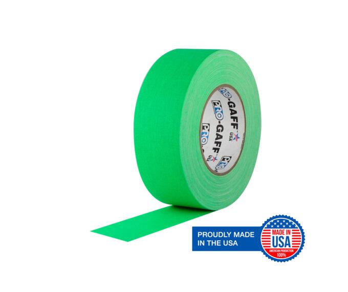 ProTapes Pro Gaffer 2" X 50yds (Fluorescent Green)