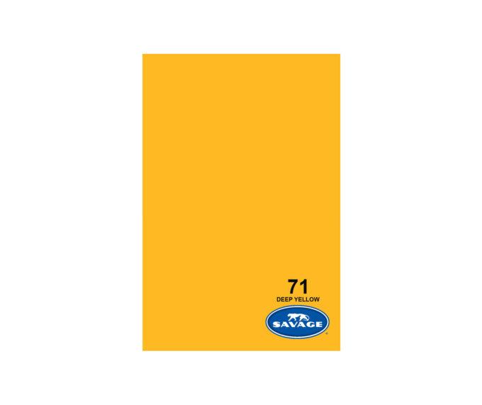 Savage Widetone Seamless Background Paper (#71 Deep Yellow, 53" x 12 yards)
