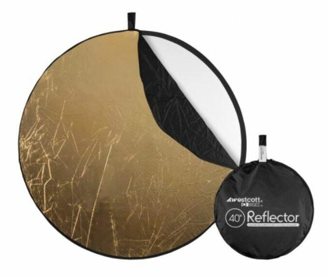 Westcott Collapsible 5-in-1 Reflector with Gold Surface (40")