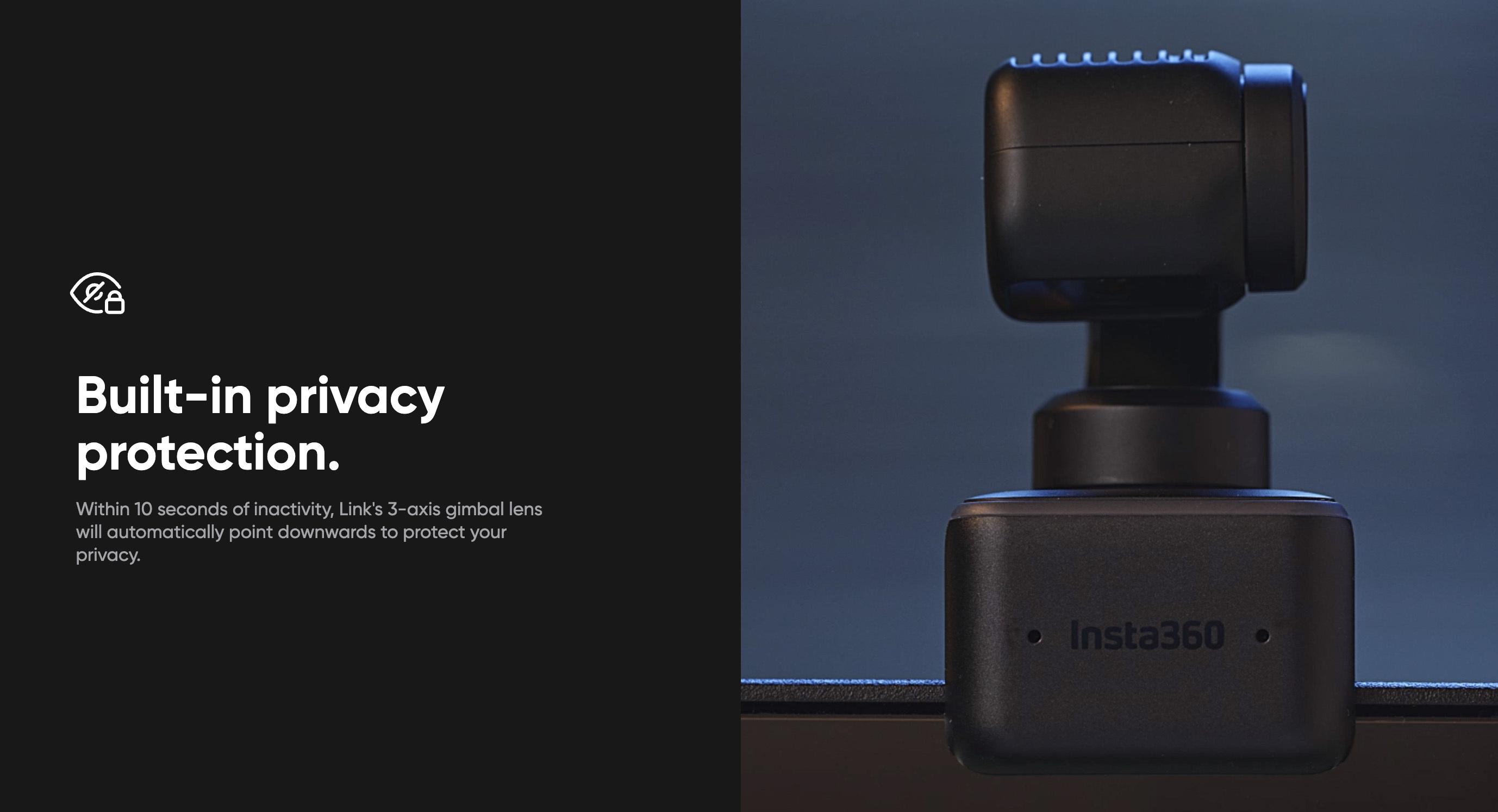 Insta360 Link privacy