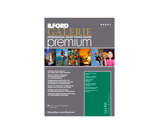 Ilford GALERIE Premium Gloss A3+ 260gsm