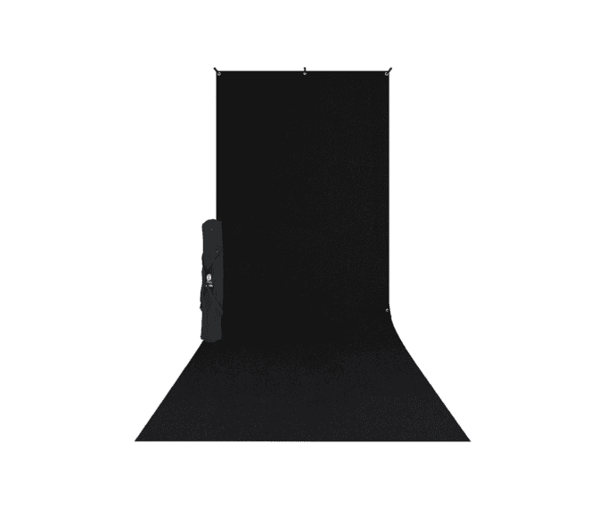 Westcott X-Drop Wrinkle-Resistant Backdrop Kit - Rich Black Sweep (1.5 x 3.7m)