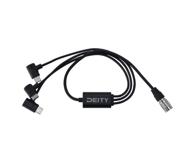 Deity SPD-HR3U 4-Pin Hirose to Triple USB-C Cable