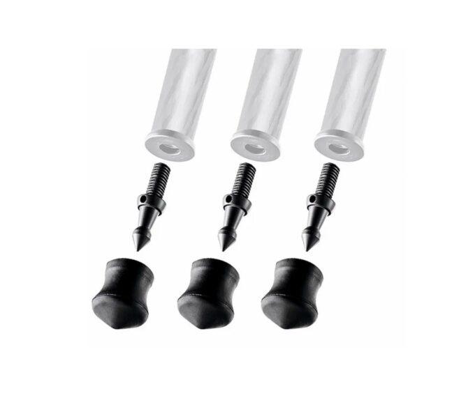 Gitzo GSF30S Short Spike and Rubber Foot, 30mm (Set of 3)