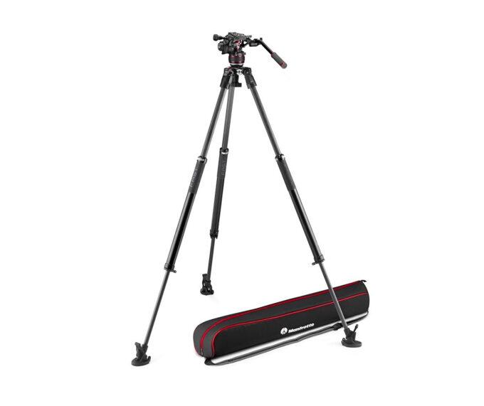 Manfrotto MVK608SNGFC Nitrotech 608 Series with 635 Fast Single Leg Carbon Tripod