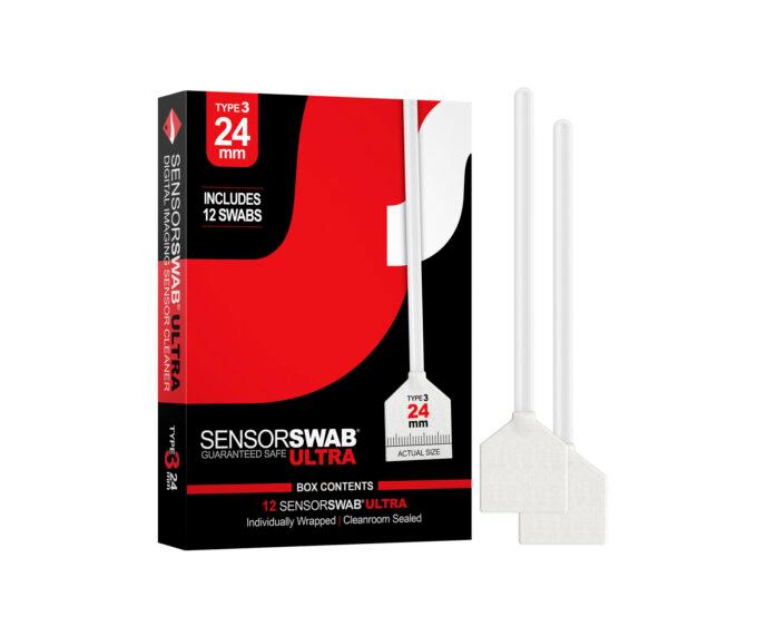 Photographic Solutions Sensor Swab Ultra Type 3 Cleaning Swab (12-Pack, 24mm)