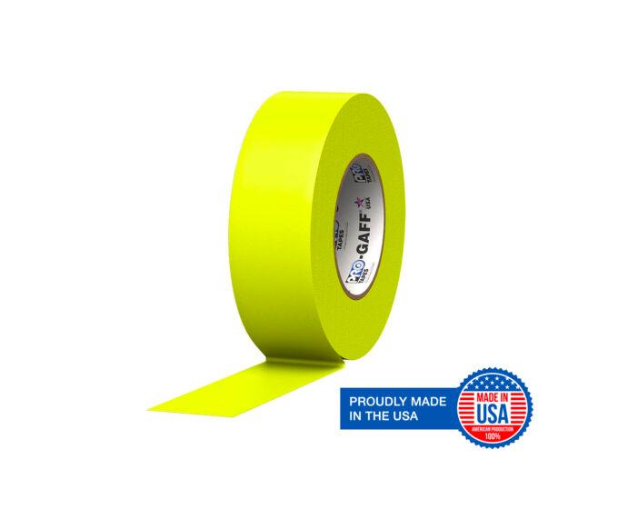 ProTapes Pro Gaffer 2" X 50yds (Fluorescent Yellow)