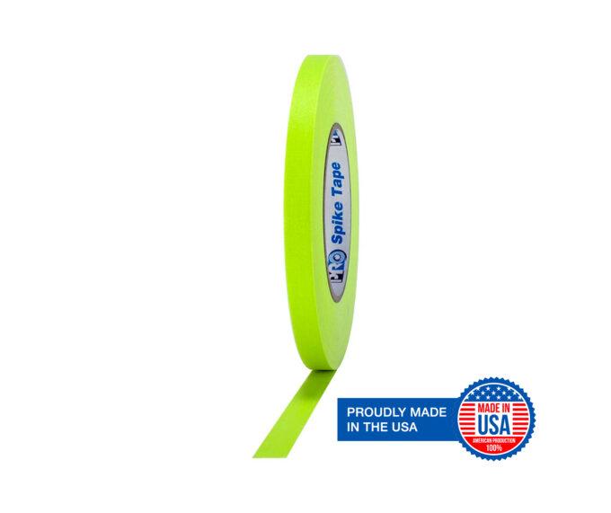 ProTapes Pro Spike Tape 0.5" x 45yds (Fluorescent Yellow)
