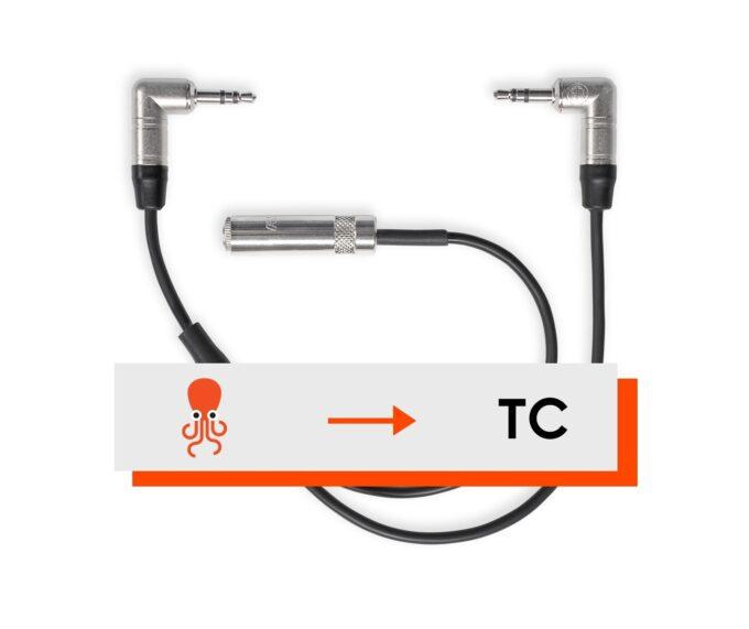 Tentacle Sync 3.5mm Mini-Jack Microphone Y-Cable (12")