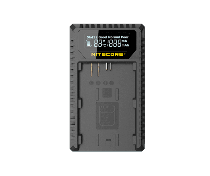 Nitecore UCN1 Dual-Slot USB Travel Charger for Canon