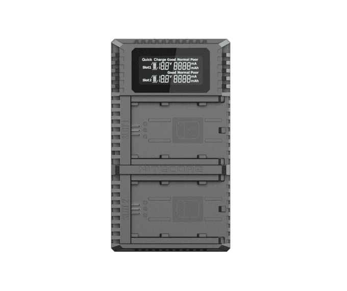 Nitecore USN4 Pro Dual Slot USB QC Charger for Sony