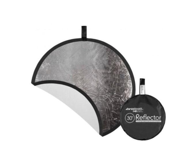 Westcott Collapsible 2-in-1 Silver/White Bounce Reflector (30")