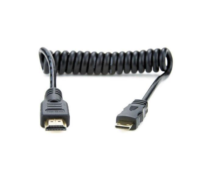 Atomos Coiled Mini HDMI to Full HDMI Cable (30cm-45cm)