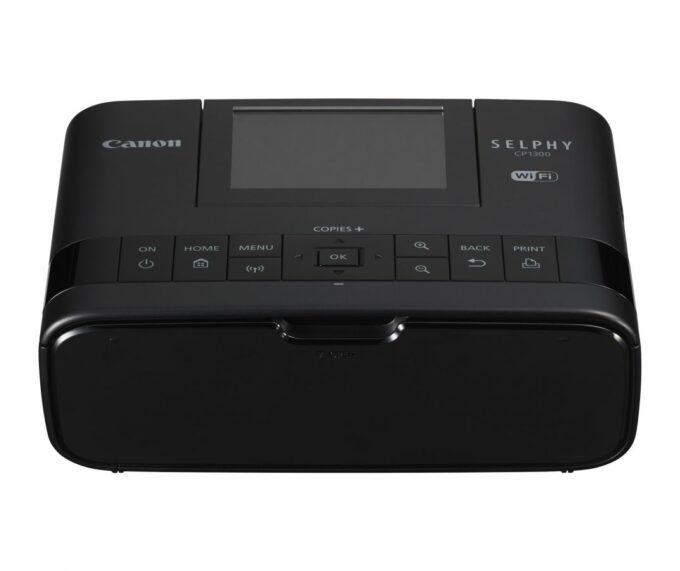 Canon SELPHY CP1300 (Black) with 1 pack of RP-108 Paper