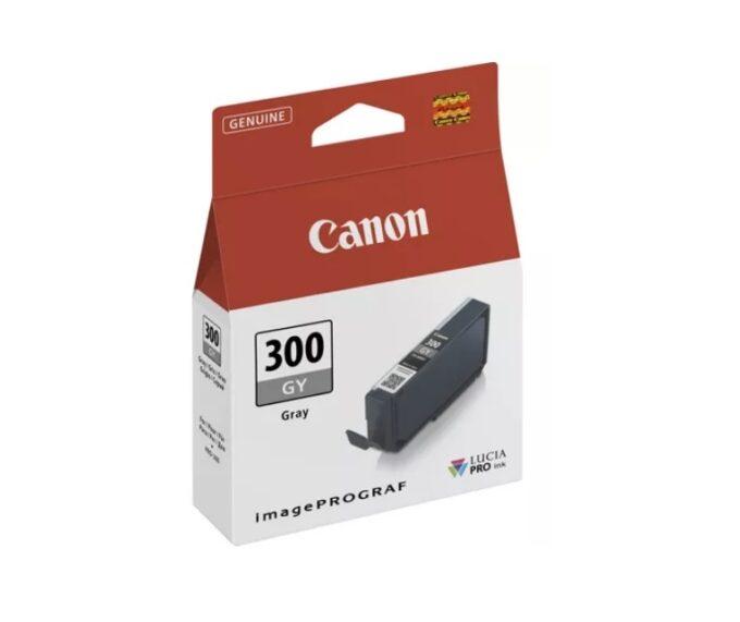 Canon PFI-300GY Grey Ink Cartridge For imagePROGRAF PRO-300 A3+ Printer