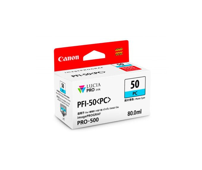 Canon PFI-50 for ImagePROGRAF PRO-500 (Photo Cyan)