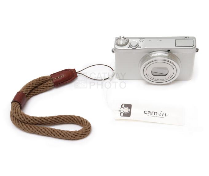 Cam-in Camera Wrist Strap - CAM4104 (Light Brown)