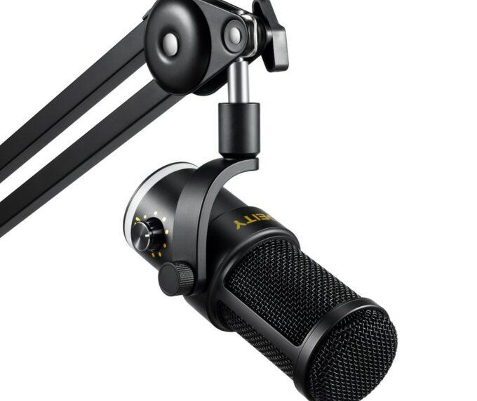 Deity VO-7U USB Streamer Microphone with Boom Arm Kit (Black)