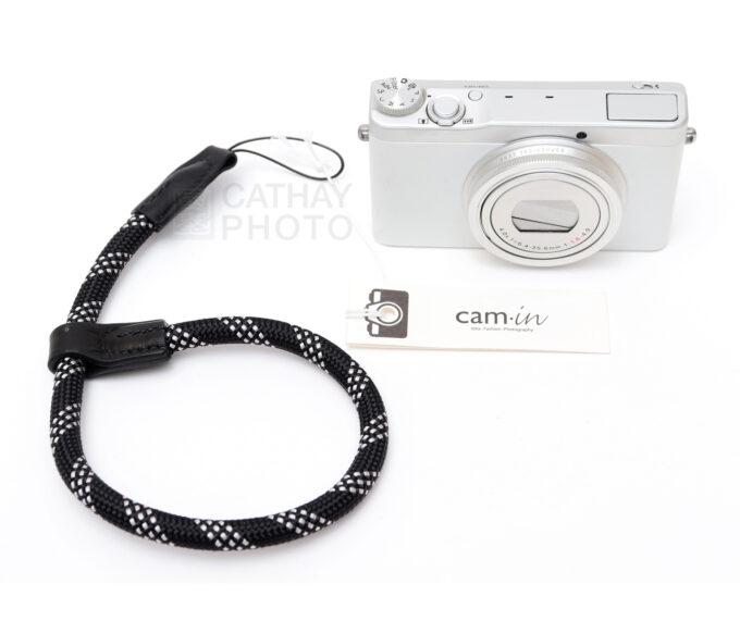 Cam-in Camera Wrist Strap - DWS-00204 (Black/White)
