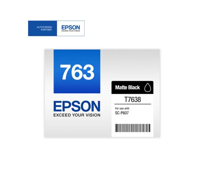 Epson T7638 Ink Cartridge - Matte Black