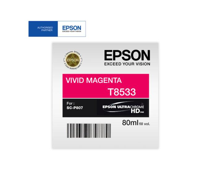 Epson T8533 Ink Cartridge - Vivid Magenta (80ml)