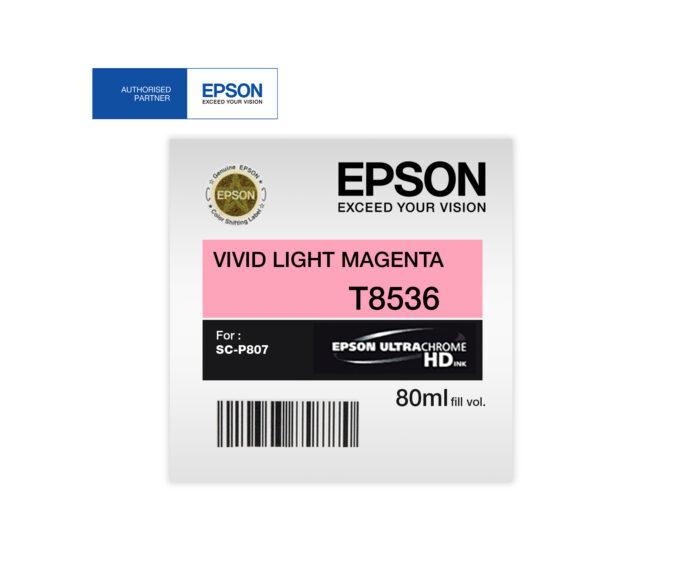 Epson T8536 Ink Cartridge - Light Magenta (80ml)