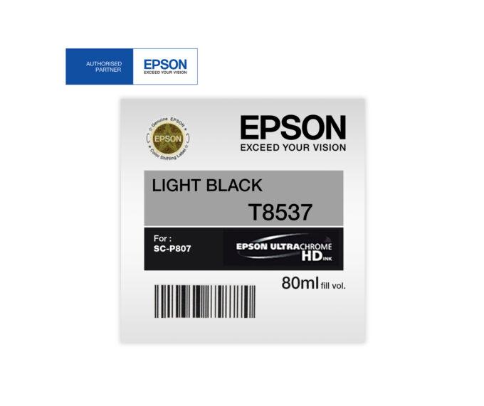 Epson T8537 Ink Cartridge - Light Black (80ml)