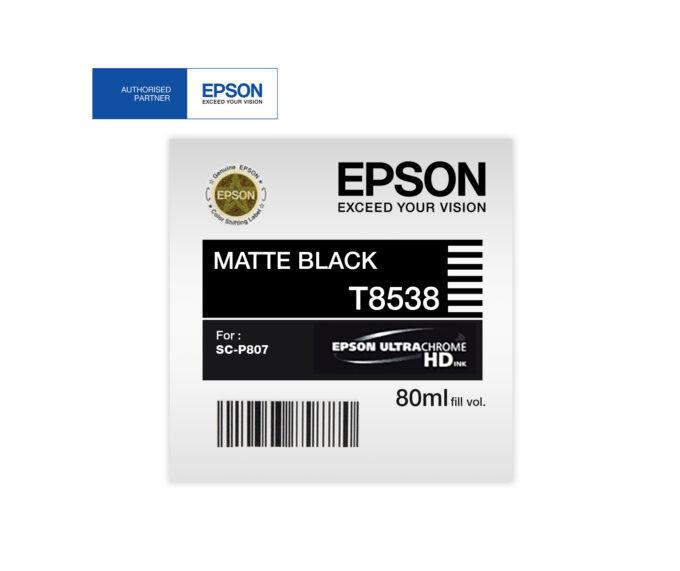 Epson T8538 Ink Cartridge - Matte Black (80ml)