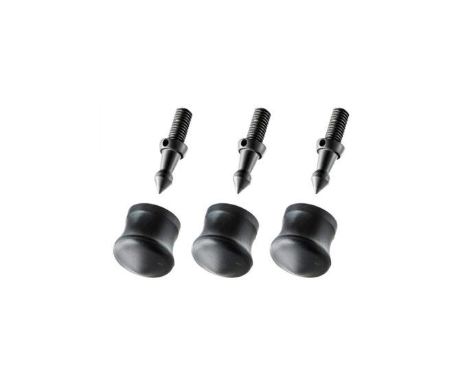 Gitzo GSF38S Short Spike and Rubber Foot, 38mm, Set of 3