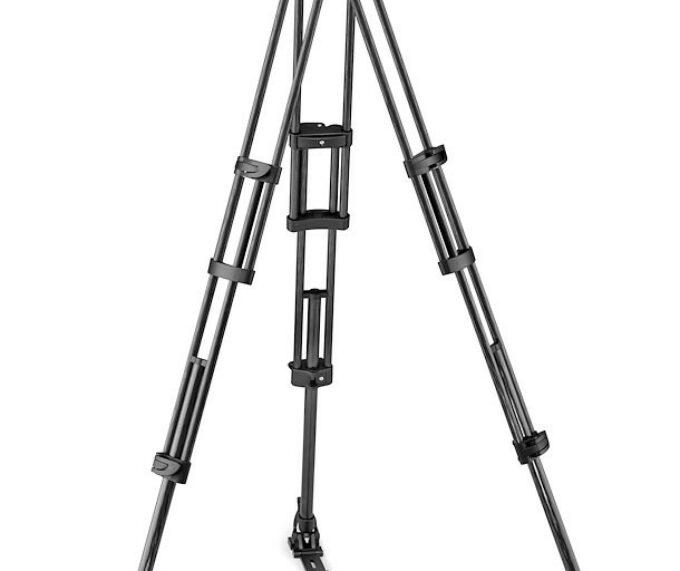 Manfrotto MVTTWINGC CF Twin Leg with Ground Spreader Video Tripod 100/75mm Bowl