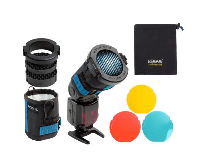Rogue 3-in-1 Flash Grid with 3-Gel Starter Kit