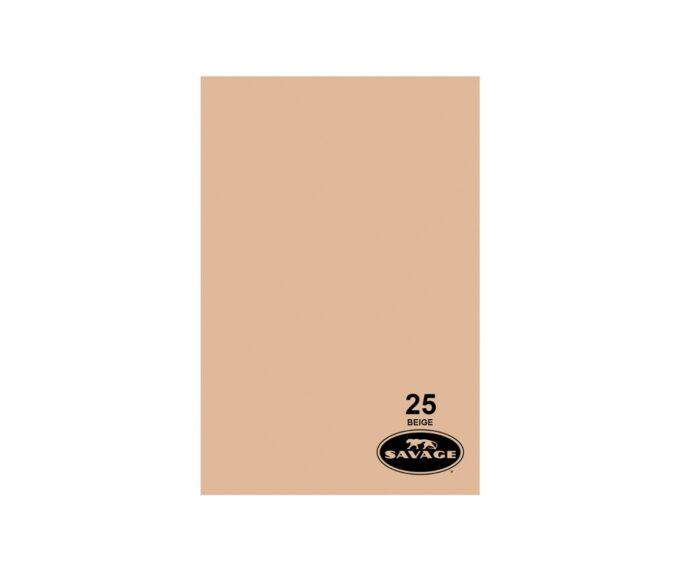 Savage Widetone Seamless Background Paper (#25 Beige, 107" x 12 yards)