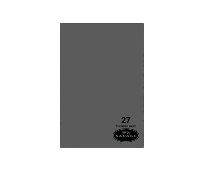 Savage Widetone Seamless Background Paper (#27 Thunder Gray, 107" x 12 yards)