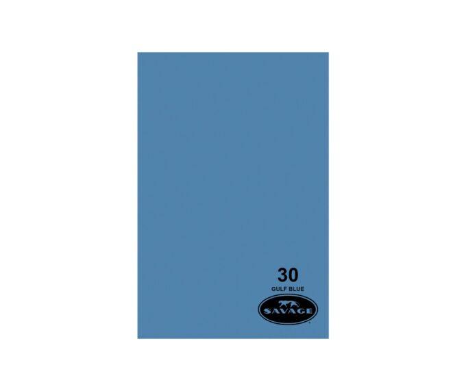 Savage Widetone Seamless Background Paper (#30 Gulf Blue, 107" x 12 yards)