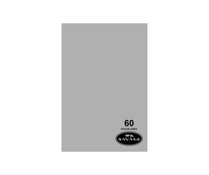 Savage Widetone Seamless Background Paper (#60 Focus Gray, 107" x 12 yards)