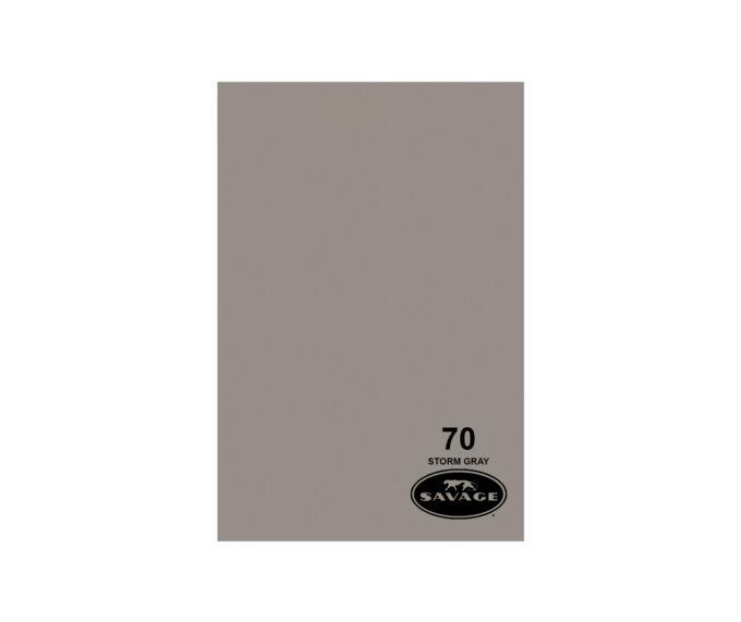 Savage PhotoWide Seamless Background Paper (#70 Storm Gray, 140" x 35 yards)