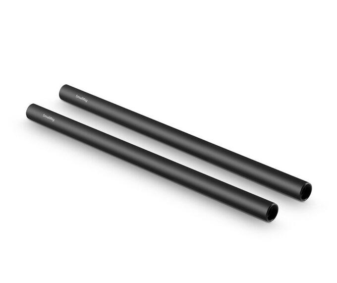SmallRig 1053 15mm Black Aluminum Alloy Rod (M12-30cm) 12 inch  (Set of 2)