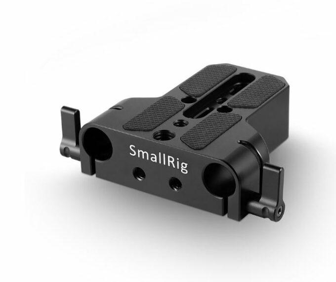 SmallRig 1674 Baseplate with Dual 15mm Rod Clamp